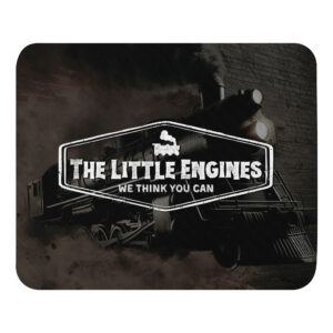 "Little Engines" unstoppable train mouse pad