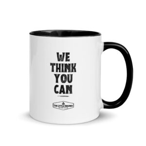 Little Engines "We Think You Can" Mug with Color Inside