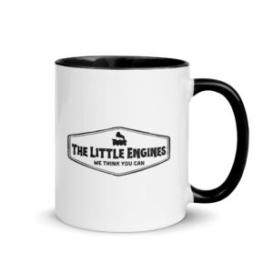 Little Engines logo Mug with Color Inside