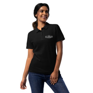 Little Engines logo Women’s pique polo shirt