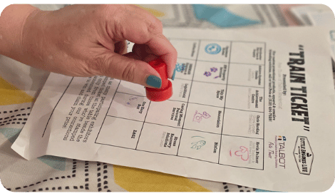 Train Ticket at Little Engines LIVE