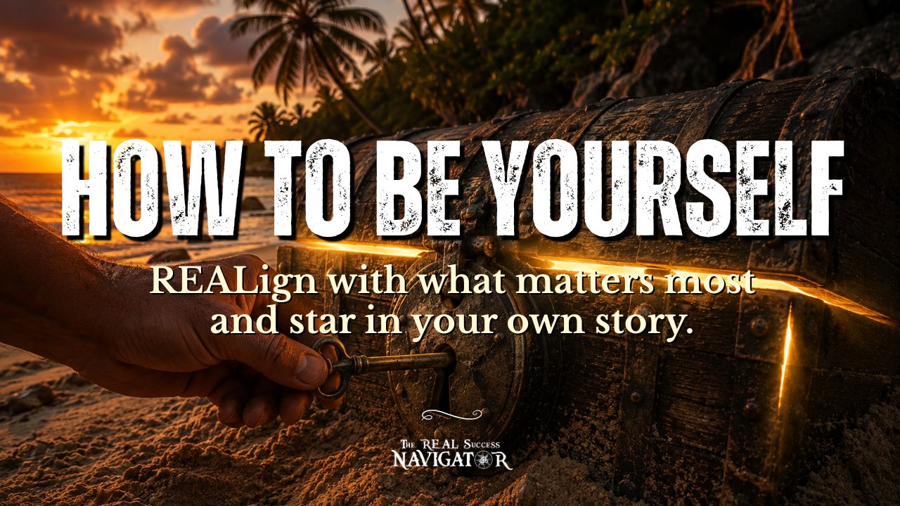 Title slide for the online course "How to Be Yourself: Realign With What Matters Most and Star in Your Own Story" by Kevin Bulmer.